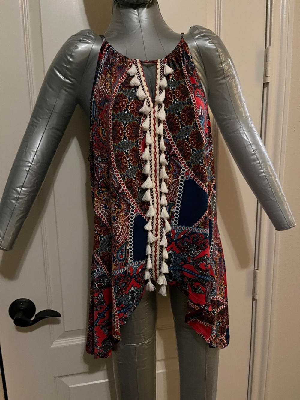 VENUS Multicolor Boho Top, Medium